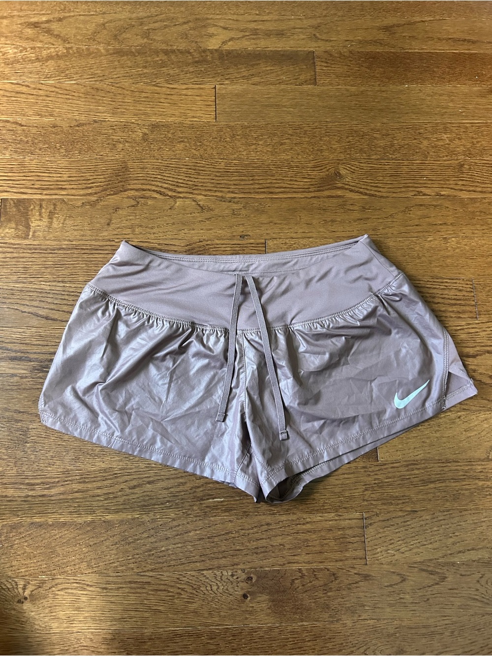 Nike Women's Reflective Mauve Athletic Shorts